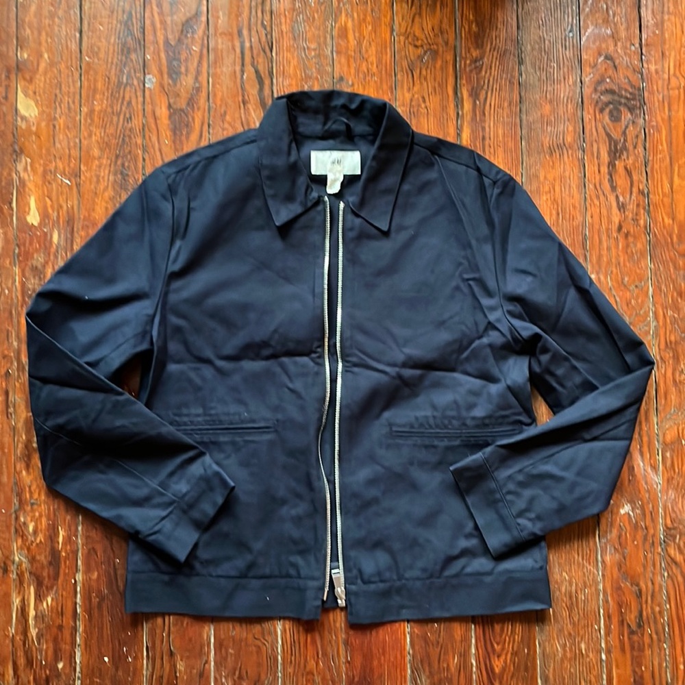 H&M Dark Blue Mens Jacket